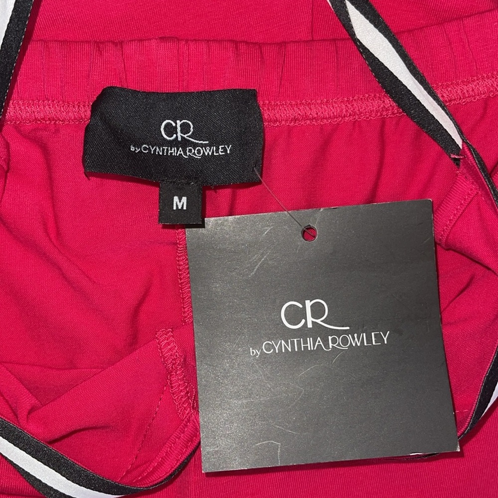 Cynthia Rowley Womens Red Halter Handkerchief Style Dress Size Medium NWT - Picture 13 of 15